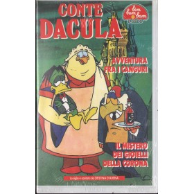 Conte Dacula: Avventura Fra I Canguri, Il Mistero Dei Gioielli Della Corona VHS Cristina D'Avena Sigillato