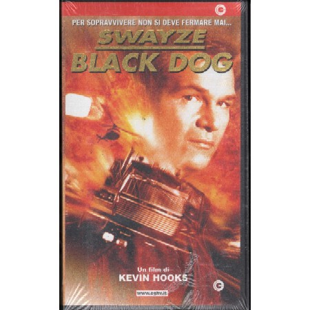 Black Dog VHS Patrick Swayze Univideo - PSC0206 Sigillato