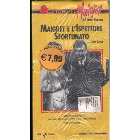 Commissario Maigret - E L'ispettore Sfortunato VHS Mario Landi Sigillato