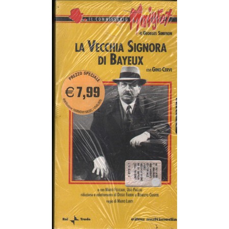 Commissario Maigret - La Vecchia Signora Di Bayeux VHS Mario Landi Sigillato