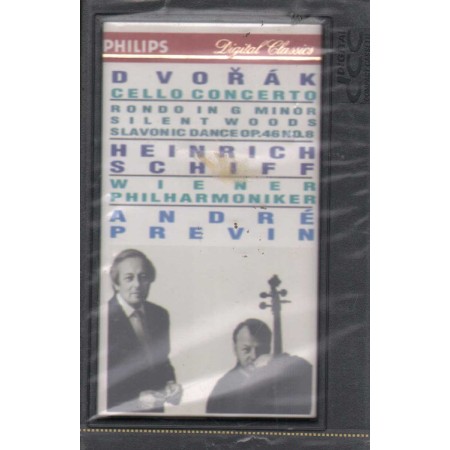 Dvorak,Schiff, Previn MC7 Cello Concerto Philips – 4349145 Sigillata