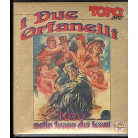 Toto' Bis: I Due Orfanelli, Toto' Nella Fossa Dei Leoni VHS Univideo - VTB1 Sigillato