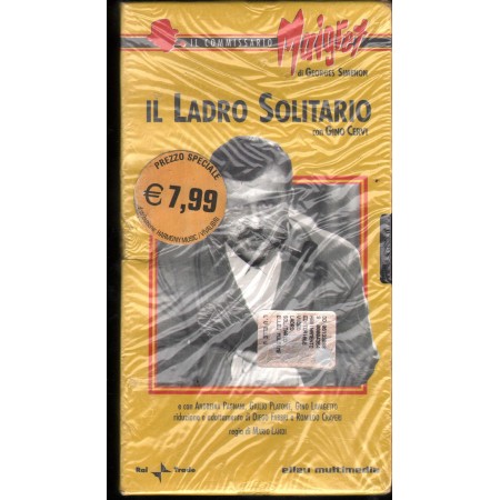 Commissario Maigret - Il Ladro Solitario VHS Mario Landi Univideo - 8888169431 Sigillato