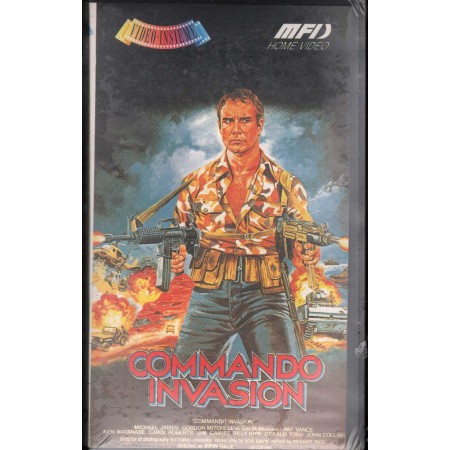 Commando Invasion VHS Jim Goldman Univideo – 080045 Sigillato