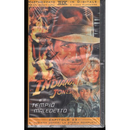 Indiana Jones E Il Tempio Maledetto VHS Steven Spielberg Univideo – PVS70015 Sigillato