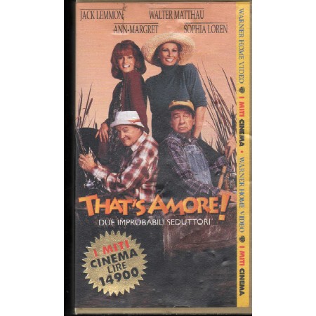 That's Amore VHS Howard Deutch Univideo – MIV14191 Nuovo