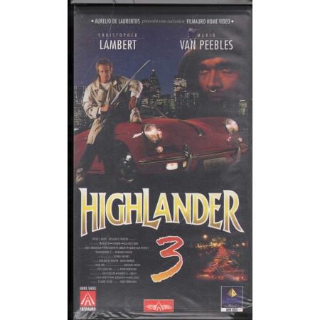 Highlander 3 VHS Andrew Morahan Univideo – 801602402034 Sigillato