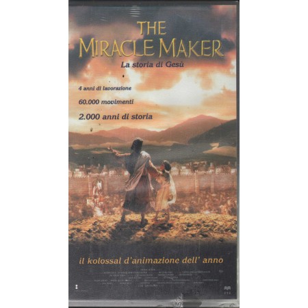 The Miracle Maker La Storia Di Gesù VHS Stanislav Sokolov Univideo – 6108 Sigillato