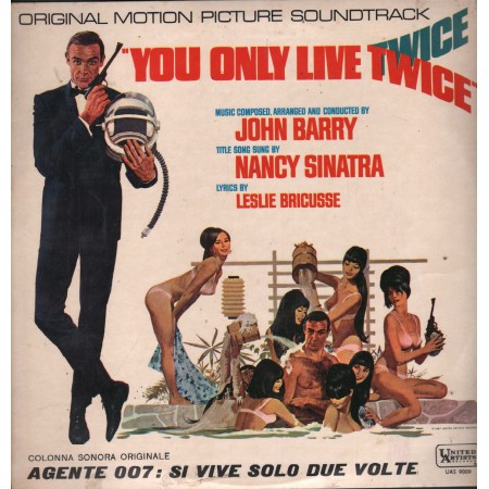 John Barry Lp Vinile You Only Live Twice, Agente 007 United – UAS9009 Nuovo