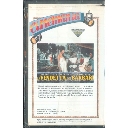 La Vendetta Dei Barbari VHS Giuseppe Vari Univideo FCV1088 Sigillato