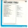 Riccardo Fogli ‎Lp Vinile Il Primo RCA ‎NL 33189 Nuovo