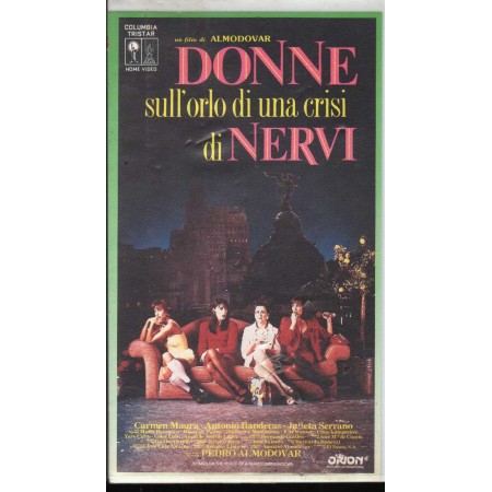 Donne Sull'Orlo Di Una Crisi Di Nervi VHS Pedro Almodóvar Univideo – 22166 Nuovo