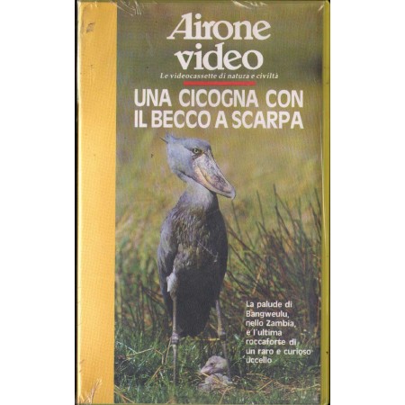 Airone Video: Una Cicogna Con Il Becco A Scarpa VHS Univideo - AIVG4016 Sigillato
