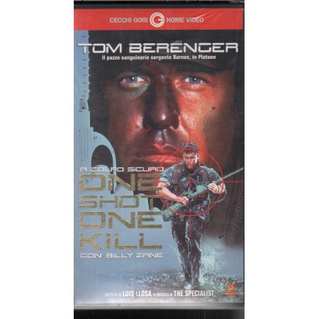 One Shot One Kill - A Colpo Sicuro VHS Luis Llosa Univideo - 3991 Sigillato
