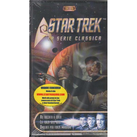 Star Trek Serie Classica 3.4 VHS Univideo - 71139 Sigillato