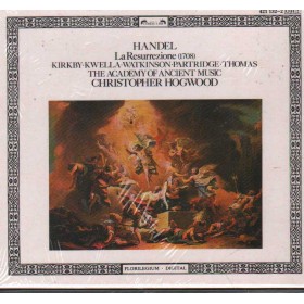 Georg Friedrich Handel CD La Resurrezione L'Oiseau Lyre – 4211322 Sigillato