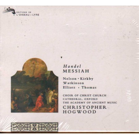 Hogwood, Handel CD Messiah L'Oiseau-Lyre – 4304882 Sigillato