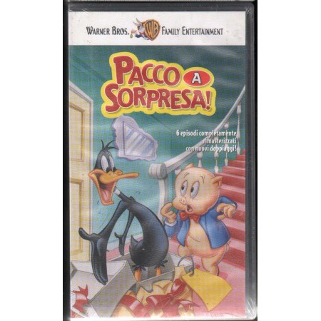 Pacco A Sorpresa, Duffy Duck Porky Pig VHS Univideo - PIV16217 Sigillato