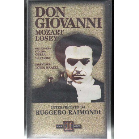 Don Giovanni - Mozart VHS Joseph Losey Univideo - CQ00212 Sigillato