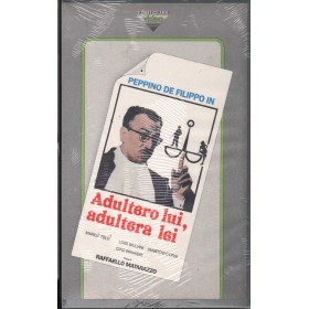 Adultero Lui, Adultera Lei VHS Peppino De Filippo Univideo - 1025 Sigillato