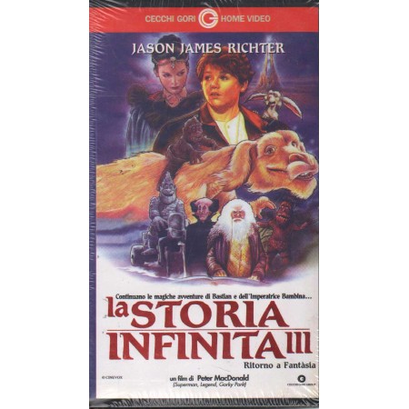 La Storia Infinita 3 VHS Peter MacDonald Univideo - 3223 Sigillato