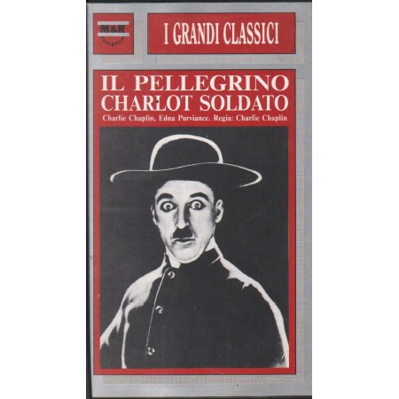 Il Pellegrino Charlot Soldato VHS Charlie Chaplin Univideo - MR105 Nuovo