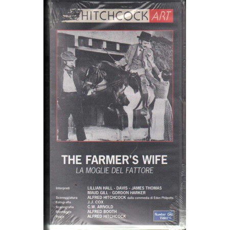 The Rarmer' S Wife, La Moglie Del Fattore VHS Alfred Hitchcock Univideo - CN54162 Sigillato