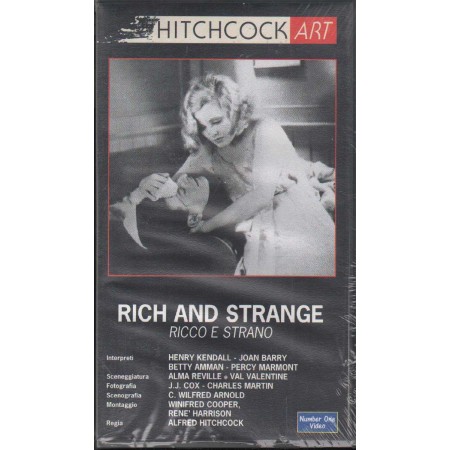 Rich And Strange - Ricco E Strano VHS Alfred Hitchcock Univideo - CN54212 Sigillato