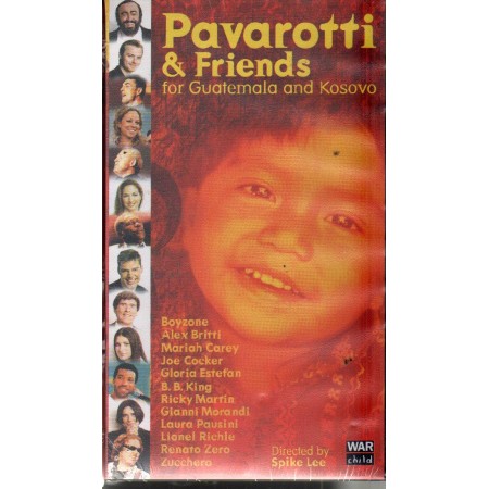 Various VHS Pavarotti E Friends For Guatemala And Kosovo Decca – 0741203 Sigillato