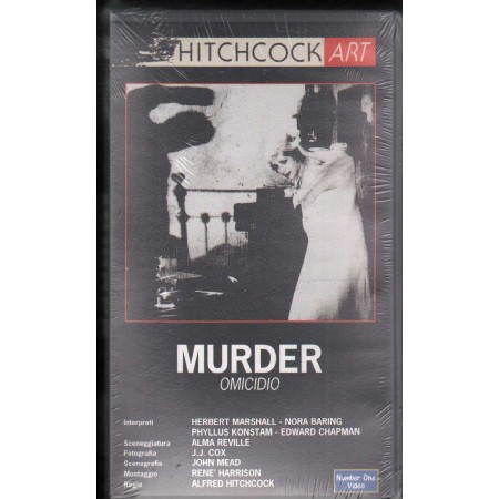 Murder - Omicidio VHS Alfred Hitchcock Univideo - CN54192 Sigillato