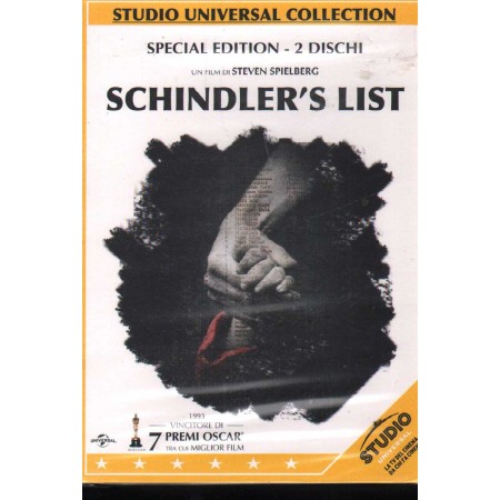 Schindler's List DVD Steven Spielberg Universal  - 8244240 Sigillato