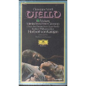 Herbert Von Karajan VHS Verdi - Othello Decca – 0724013 Sigillato