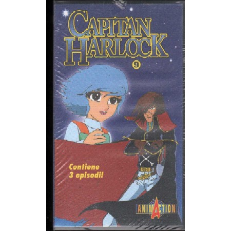 Capitan Harlock 9 VHS Univideo - 1472105 Sigillato