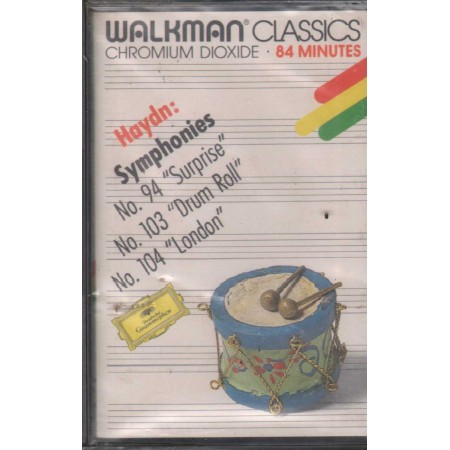 Joseph Haydn MC7 Symphonies, Surprise, Drum Roll, London Deutsche – 4134264 Sigillato
