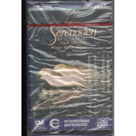 Mozart MC7 Serenaden KV 375 E KV 388, Nacht Musique Teldec – 443097 Sigillato