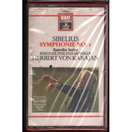Sibelium, Von Karajan MC7 Symphonien N 1 Emi – 7690284 Sigillato