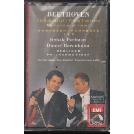 Perlman, Barenboim MC7 Violinkon, Violinromanzen 1 2 Emi – 7495644 Sigillato