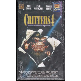 Critters 4 VHS Rupert Harvey Univideo - 1046602 Sigillato