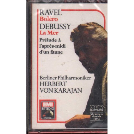 Ravel, Debussy, Karajan MC7 Bolero, La Mer, Prelude ‎EG69007 Sigillato