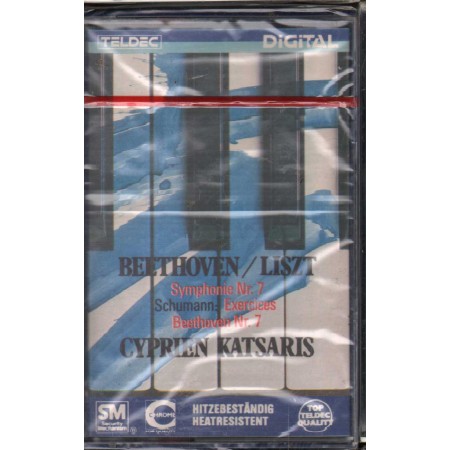 Beethoven, Liszt, Schumann, Katsaris MC7 Symphonie Nr.7 Teldec – 443113 Sigillato