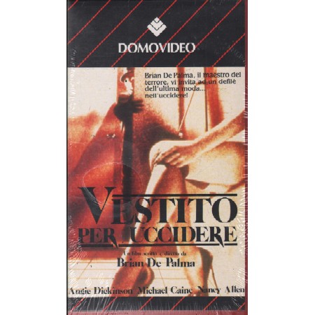 Vestito Per Uccidere VHS Brian De Palma Univideo - 36108 Sigillato