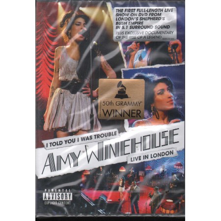 Amy Winehouse DVD I Told You I Was Trouble - Live In London Island – 0602517511415 Sigillato