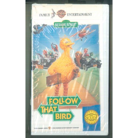 Sesame Street Presents: Follow That Bird VHS Ken Kwapis – PIV11522 Sigillato
