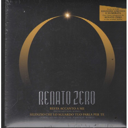 Zero ‎‎Vinile 7 Resta Accanto A Me, Silenzio Che Lo Sguardo Tuo Parla Per Te  Sigillato