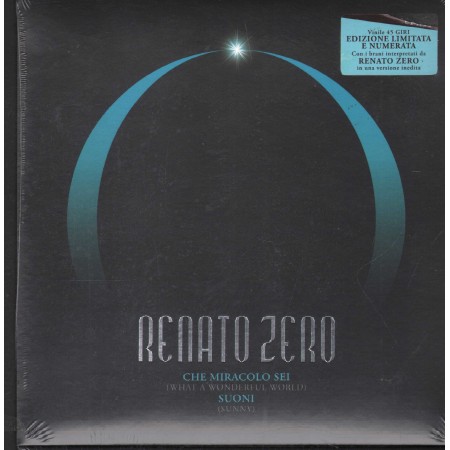 Renato Zero ‎‎Vinile 7 Che Miracolo Che Sei, Suoni Tattica – 8034097061158 Sigillato