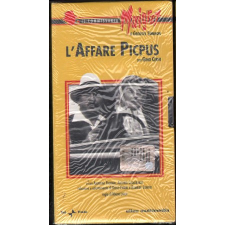 Il Commissario Maigret, L'Affare Pictus 1, 2 VHS Mario Landi Univideo - 9788888169422 Sigillato