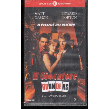 Rounders. Il Giocatore VHS John Dahl Univideo - PSC0191 Sigillato