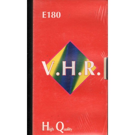 Videocassetta VHS Per Registrazioni E 180 Minuti Sigillata