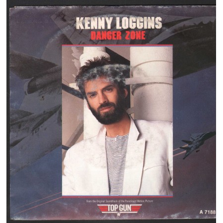 Kenny Loggins Vinile 7" 45 giri Danger Zone CBS – A7188 Nuovo
