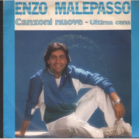 Enzo Malepasso Vinile 7" 45 Giri Canzoni Nuove, Ultima Cena Aleph – AH28003 Nuovo